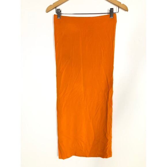 The Andamane Gisele Skirt Bodycon Arancione Orange Small - Picture 2 of 7